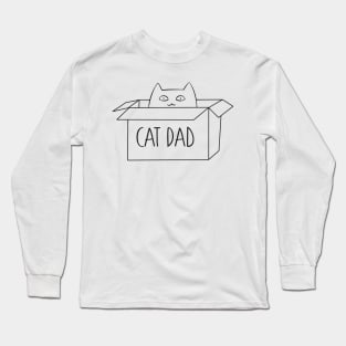 Cat Dad Long Sleeve T-Shirt